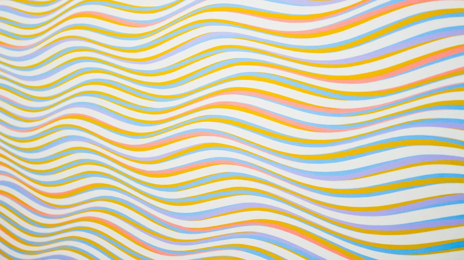 assorted color striped illustration
